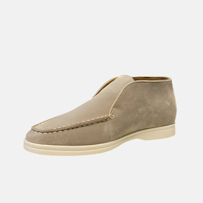 Men's Suede Loafers - Fashinoza