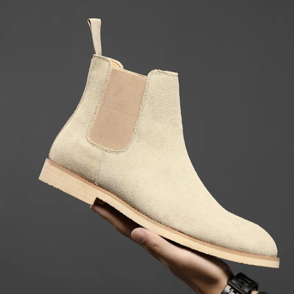 Men's Suede Chelsea Ankle Boots
