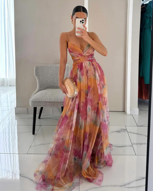 Hailey | Women’s Summer Spaghetti Backless Maxi Dress