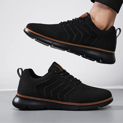 Men's Lace-Up Knit Sneakers