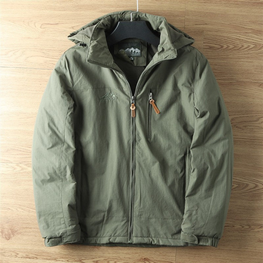 Men's Waterproof Outdoor Jacket With Hood Breathable