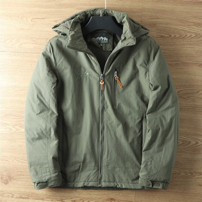 Men's Waterproof Outdoor Jacket With Hood Breathable
