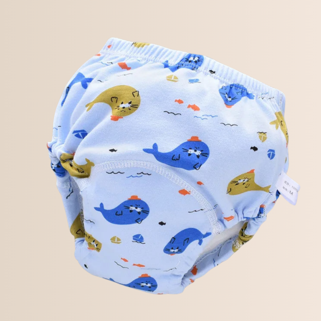 Cotton Baby Training Pants 6-Layer Reusable