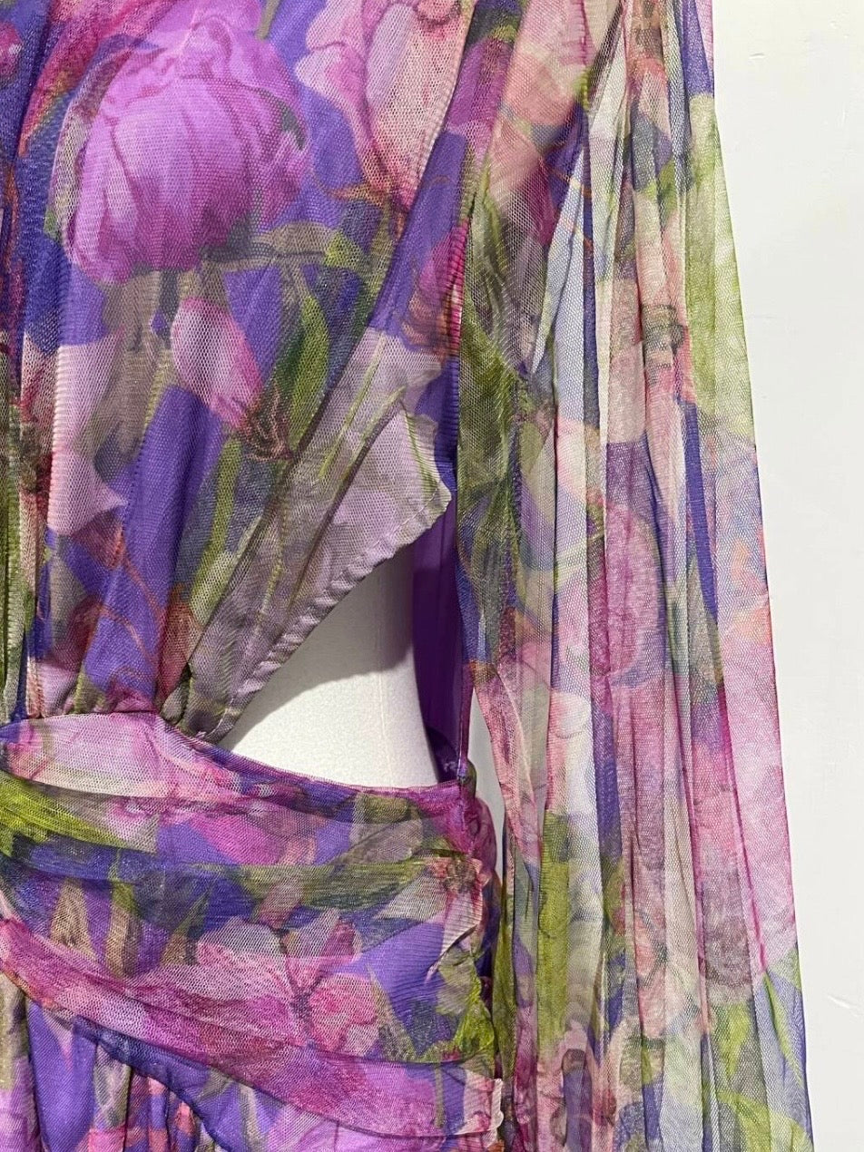 Women's Maxi Dress One-Shoulder Neckline