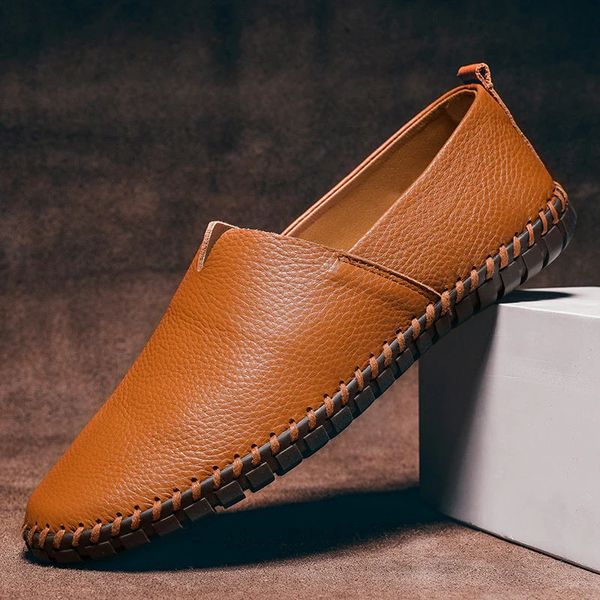 Men's Faux Leather Loafers Comfortable