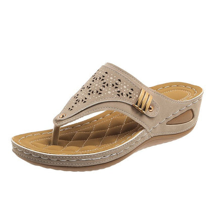 Orthopedic Walking Sandals for Women with Arch Support and Adjustable Straps