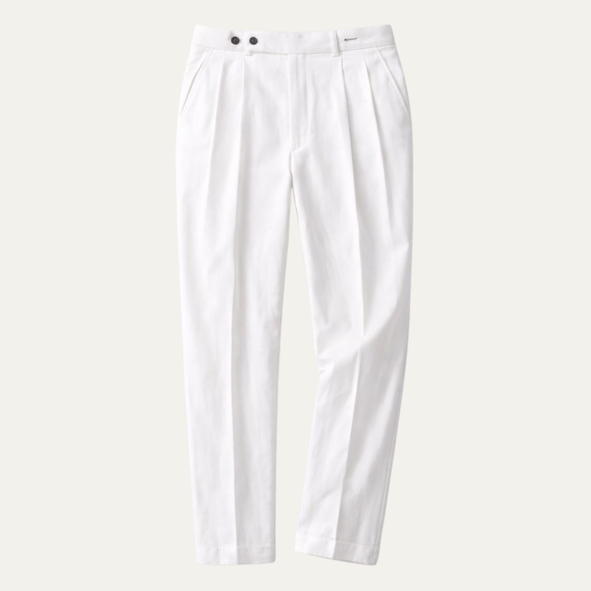 Men's High Waist Linen Dress Pants - Fashinoza
