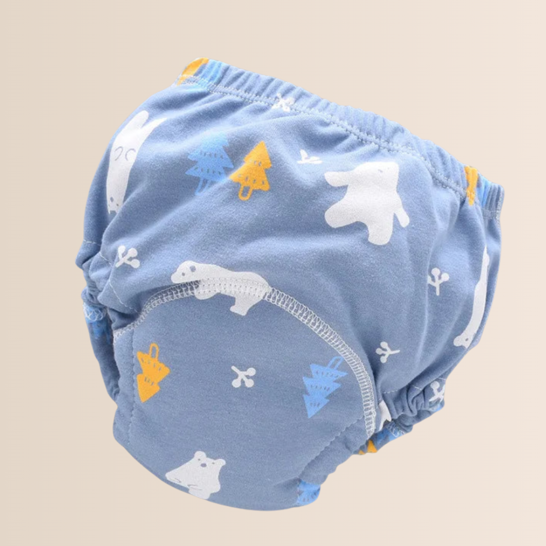 Cotton Baby Training Pants 6-Layer Reusable