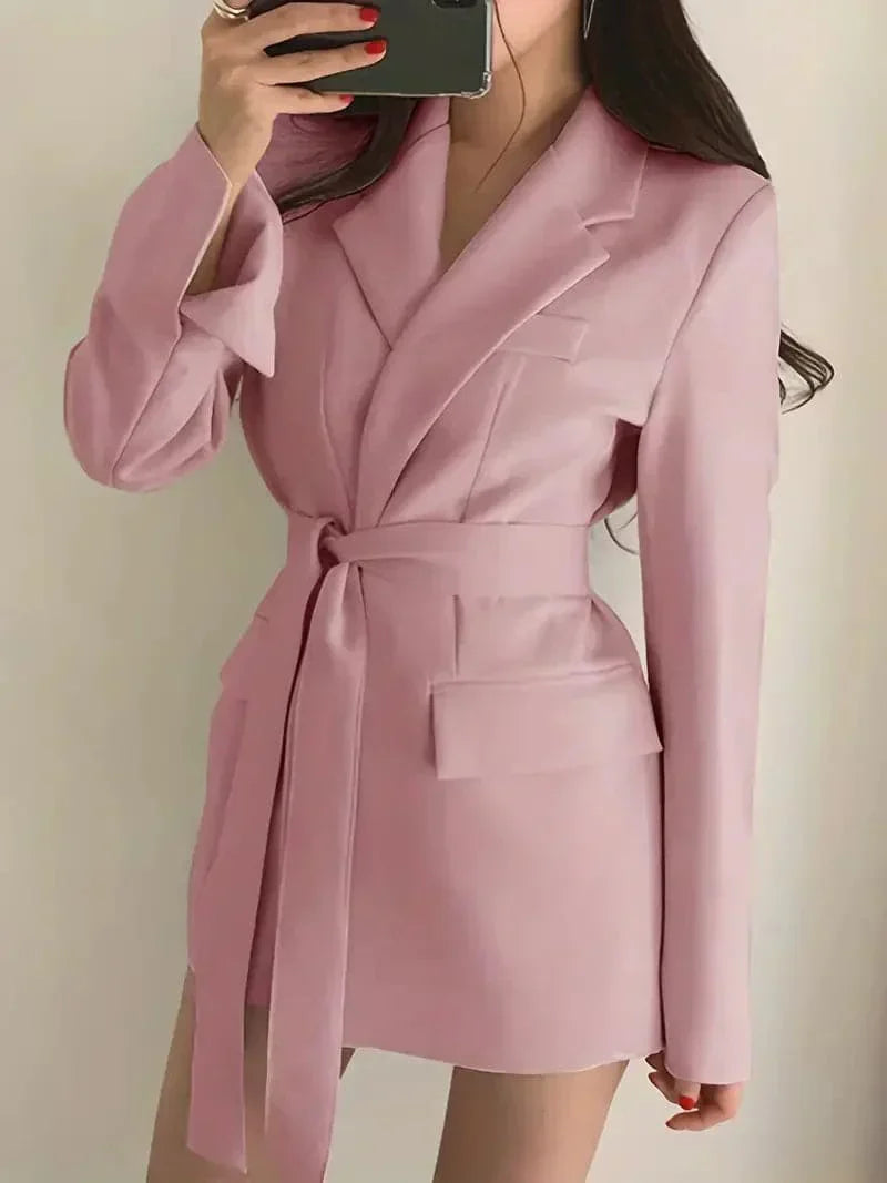 Women's Blazer Coat Wool Blend Versatile