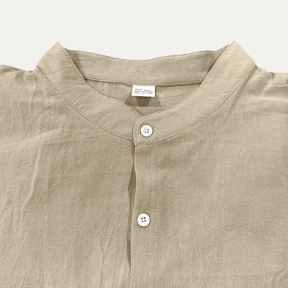 Mens Linen Two Piece Set Shirt And Pants