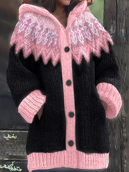 Women's Patterned Cardigan Sweater