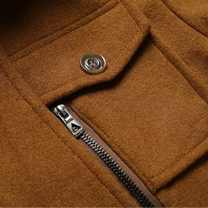 Ellendale Men's Wool Blend Long Winter Overcoat