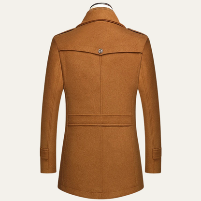 Ellendale Men's Wool Blend Long Winter Overcoat