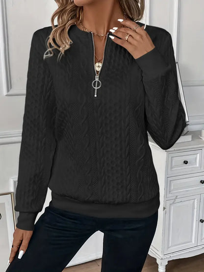 Ashley | Women Spring Zip Up Sweater