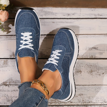 Women's Orthopedic Sneakers Lace Front Design