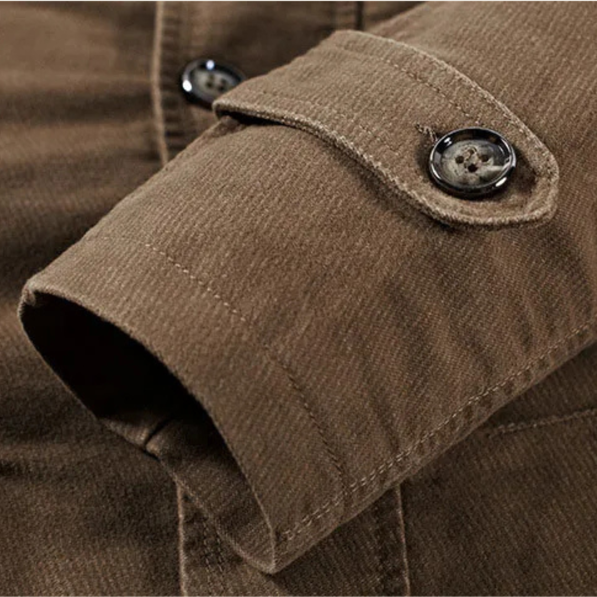 Men's Wool Winter Coat Plaid Lining Double Breasted