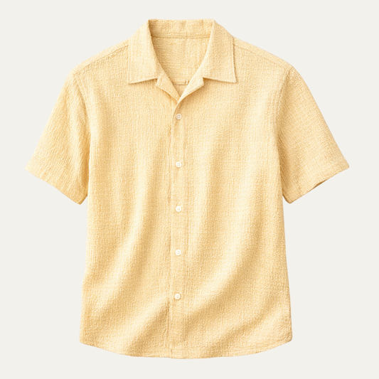Men's Casual Button-Up Shirt - Fashinoza