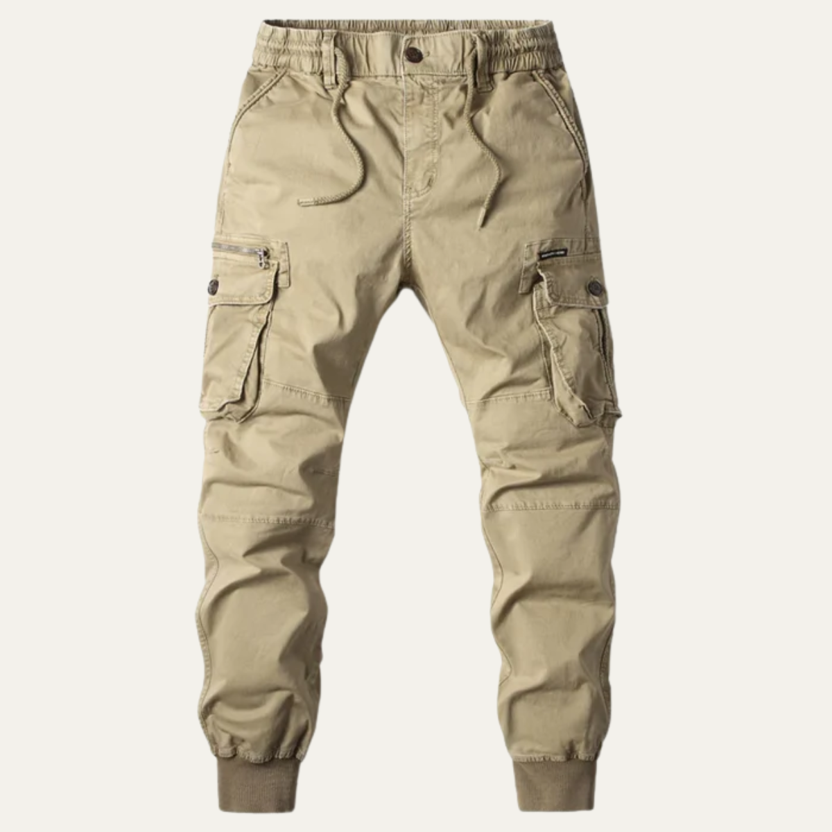 Men's Cotton Utility Pants With Pockets - Fashinoza