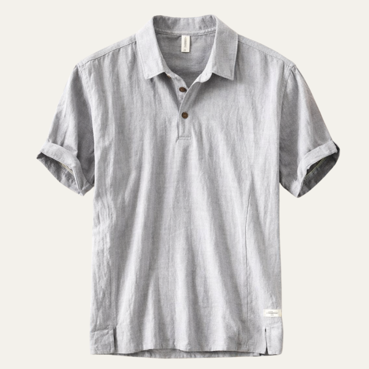 Montrose Ridge Men's Linen Polo Shirt Short Sleeve Casual - Fashinoza