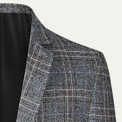 Merrifield Men's Slim Fit Blazer Checked Lightweight
