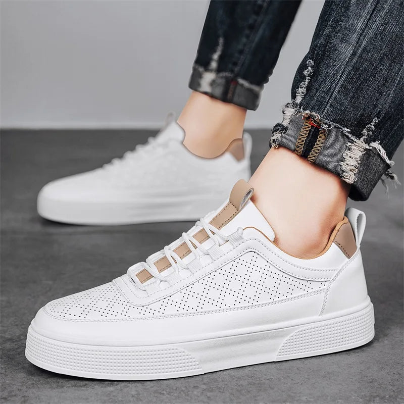 Leather Shoes Comfortable Timeless Urban Style - Fashinoza