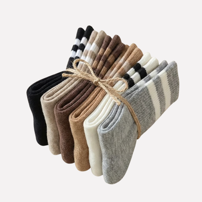 Women's Crew Socks Striped