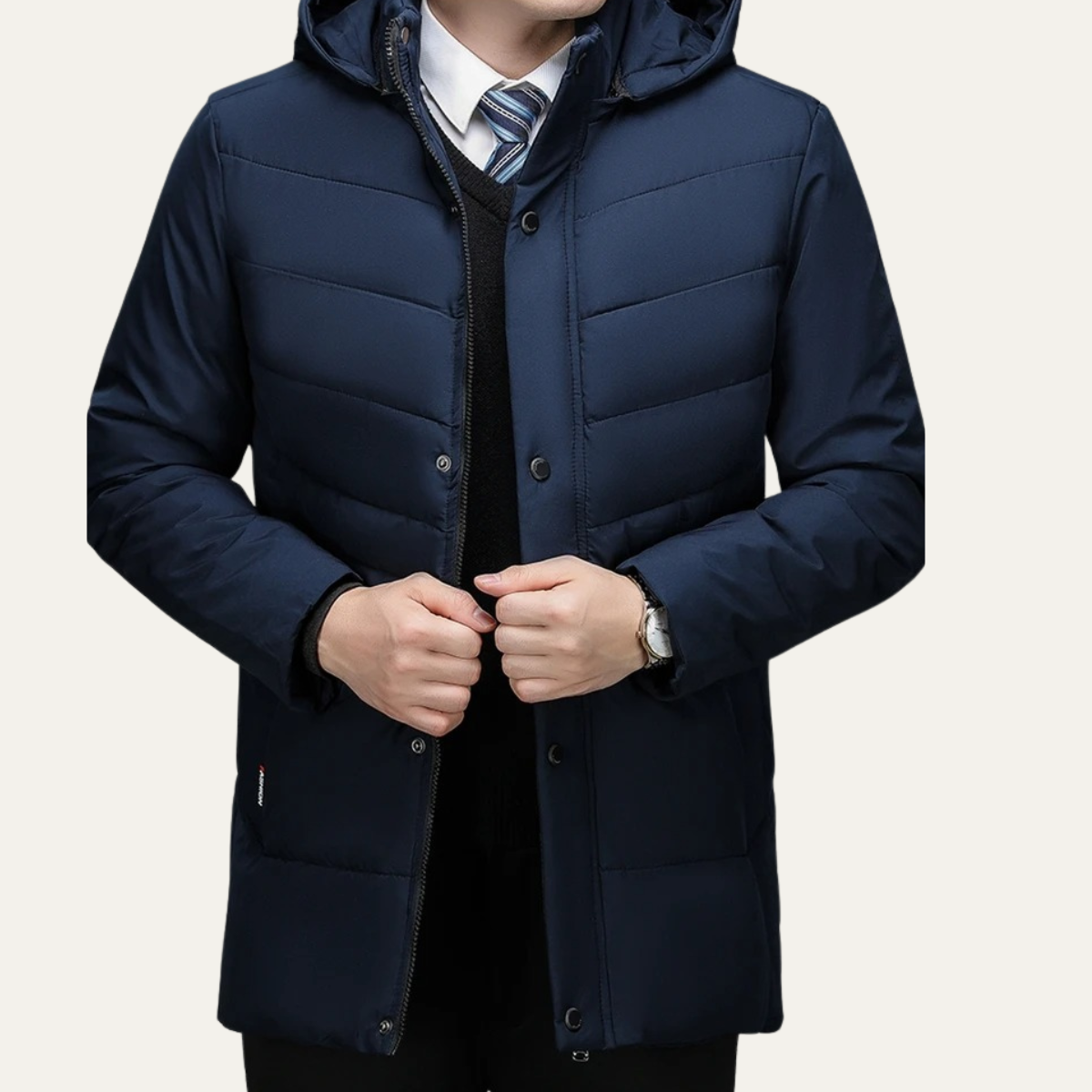 Men's Winter Hooded Puffer Jacket