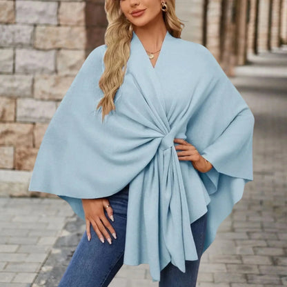 Women's Asymmetrical Poncho