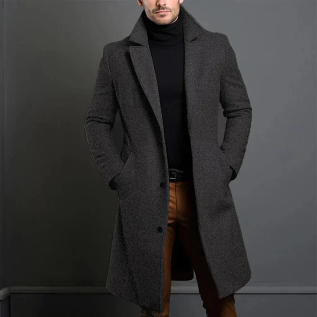 Men's Wool Blend Coat