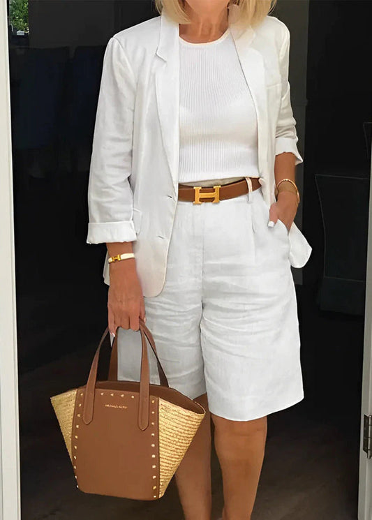 Women's 2 Piece Suit Set - Fashinoza