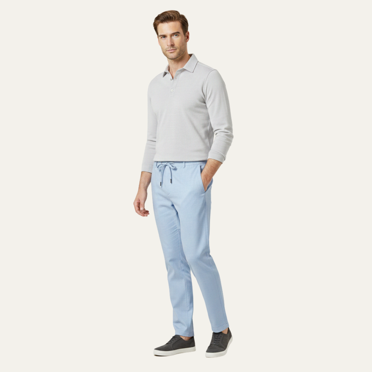 Men's Lightweight Drawstring Summer Pants