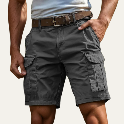 Men's Summer Utility Shorts Cotton With Pockets