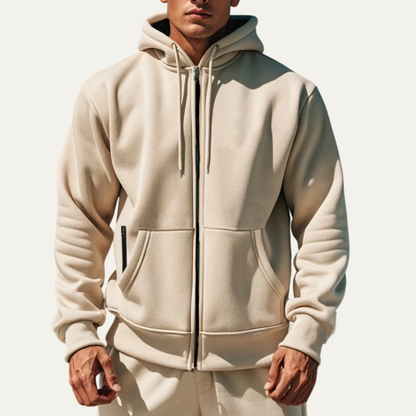 Men's Warm Zip Hoodie Jacket