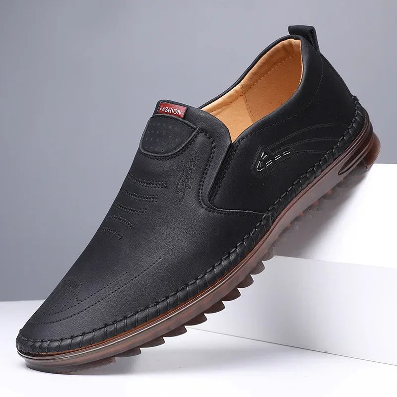 Men's Leather Loafers Sophisticated Black