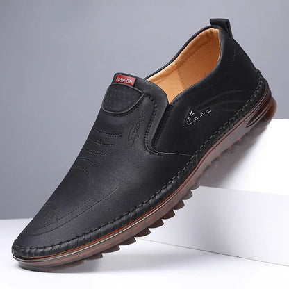Men's Leather Loafers Sophisticated Black