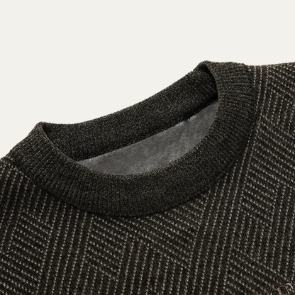 Men's Fleece Lined Sweater Winter