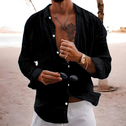 Men's Long Sleeve Button Shirt