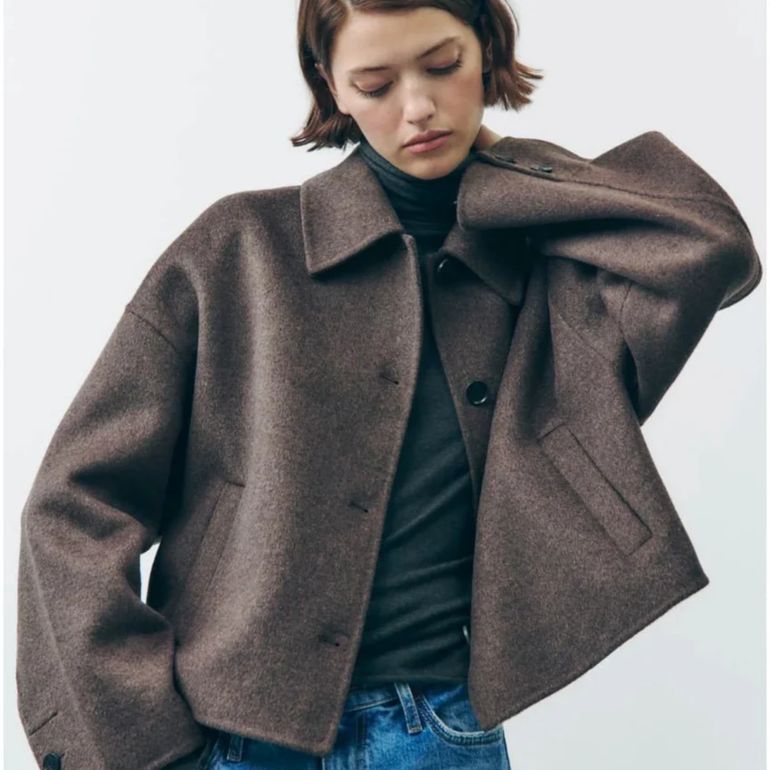 Women's Short Sleeveless Cardigan Long Sleeves - 
Fashinoza