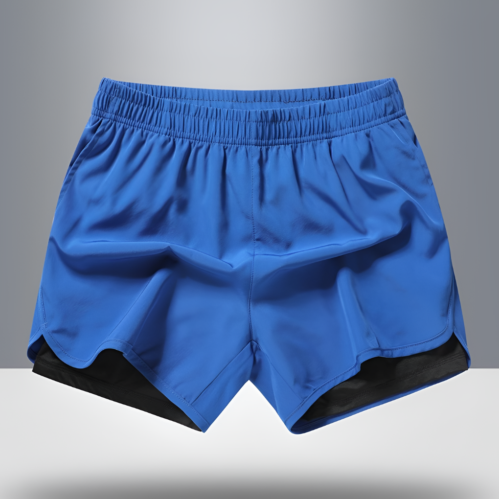 Men's Quick Dry Running Shorts Zipper Pocket