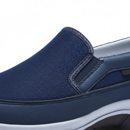 Men's Lightweight Breathable Mesh Loafers Retro Non-Slip Driving Sneakers