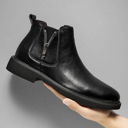 Men's Vintage Leather Chelsea Boots