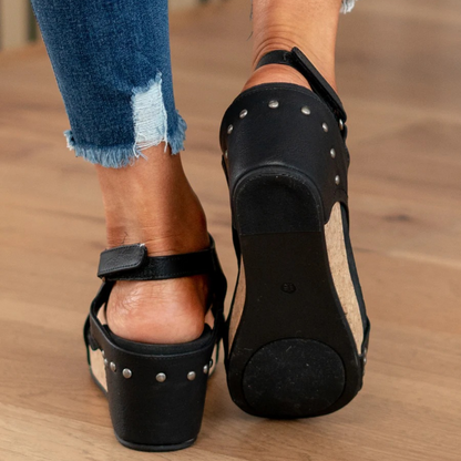 Women's Suede Wedge Sandals
