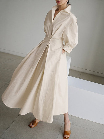 Women's Long Sleeve Wrap Dress