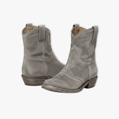 Luxury Women's Suede Ankle Boots Non-Slip Slip-On