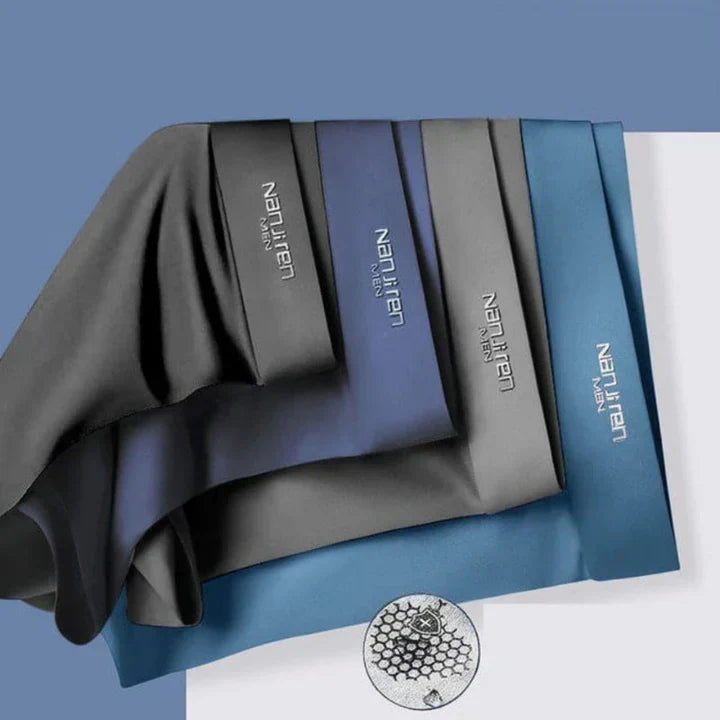 Men's Breathable Boxer Briefs 4-Pack - Fashinoza