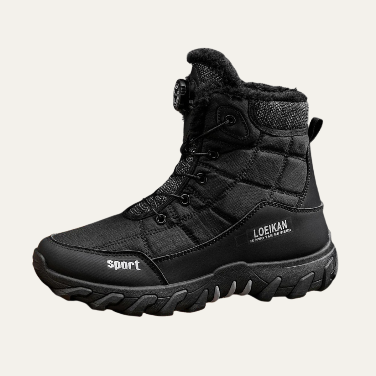 Northpark Men's Insulated Snow Boots Plush Lined - Fashinoza