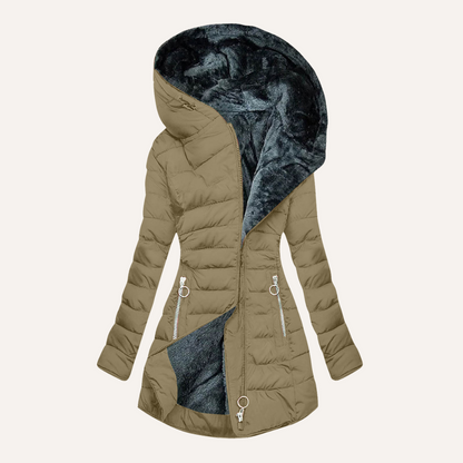 Women’s Hooded Waterproof Puffer Winter Jacket