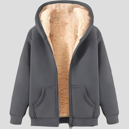 Men's Fleece Lined Hoodie Jacket
