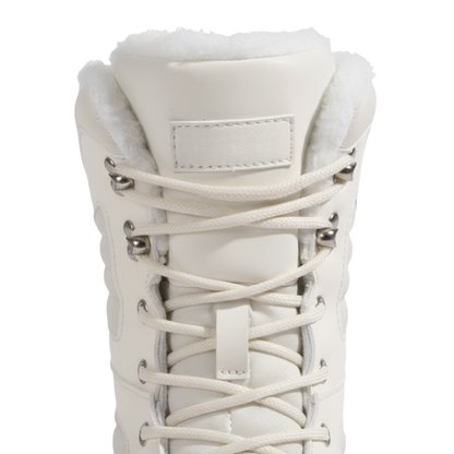 Women's Thermal Fleece Lined High Top Snow Boots Resilient Weatherproof Winter Booties