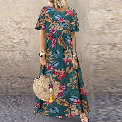 Women's Floral Lace Maxi Dress
